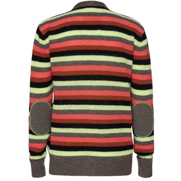 LE SUPERBE Boyfriend Sweater in Bright Stripe S - Picture 3 of 11